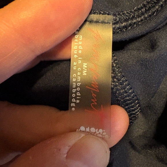 FP Movement by Free People Dark Blue Wide-Leg Pants Medium Casual Gorpcore Basic - Picture 6 of 7